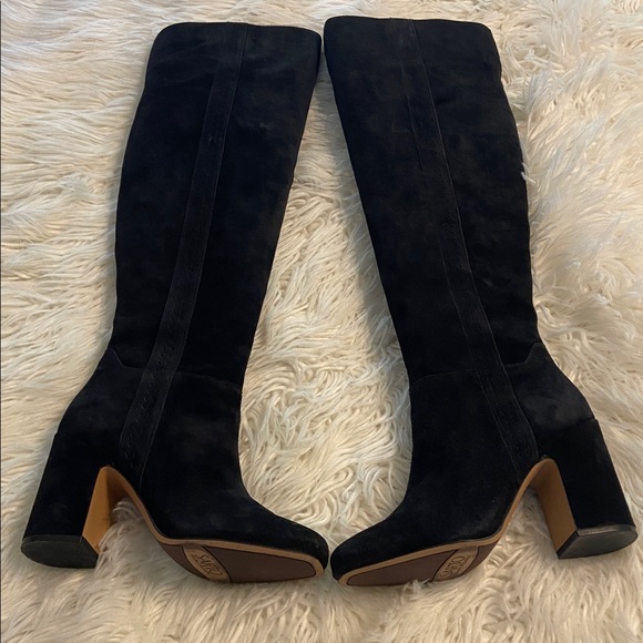 Franco Sarto Black Over the Knee Suede Boots size 7.5 BNWOT see all photos - Picture 16 of 16